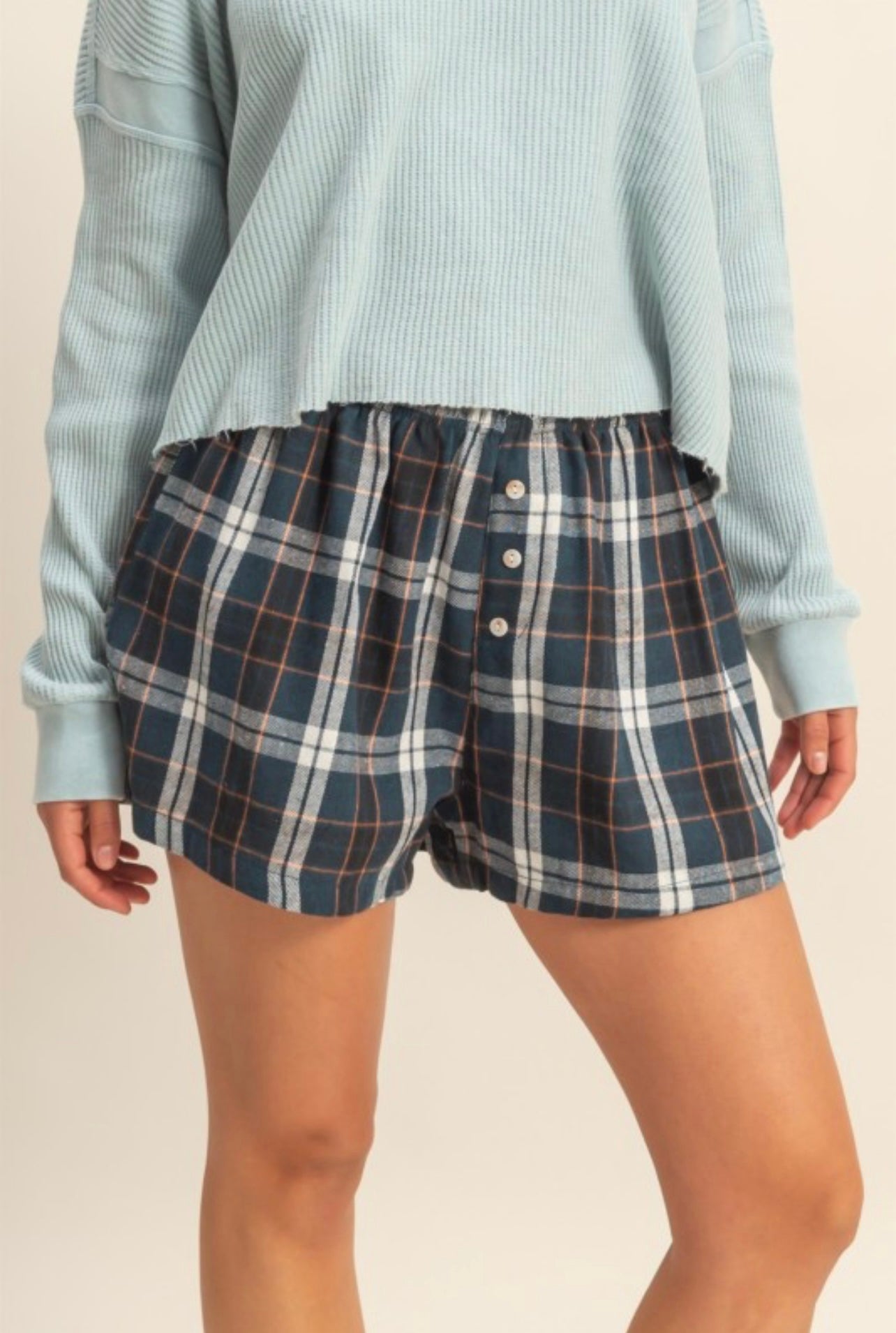 Plaid Boxer Shorts