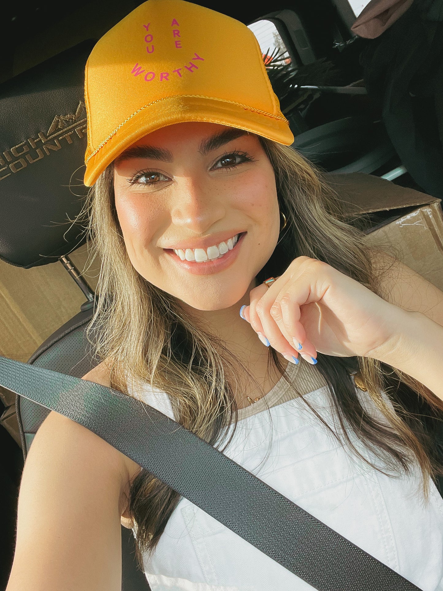 Trucker hat YOU ARE WORTHY