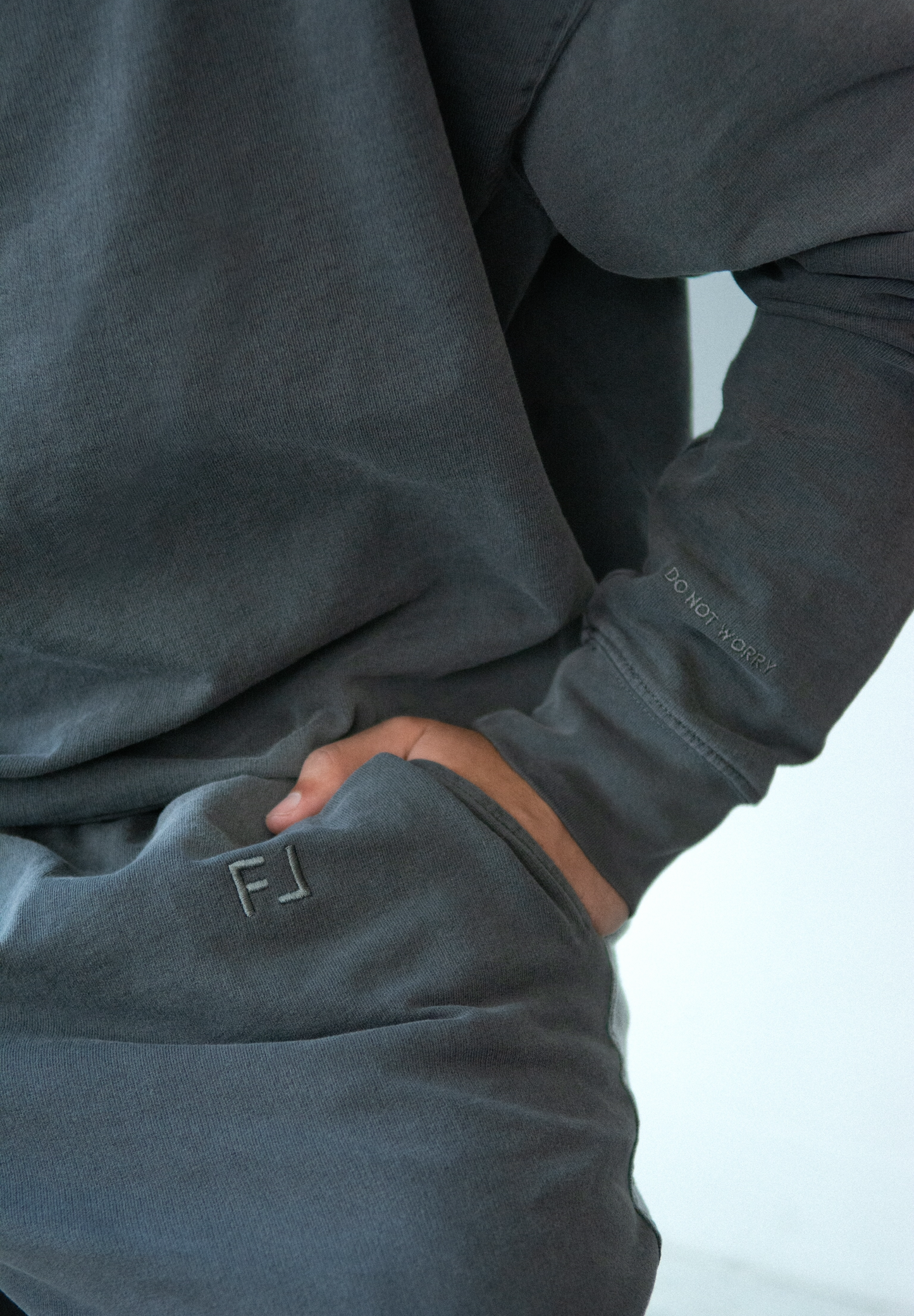 “Do Not Worry” Classic Crewneck Pullover