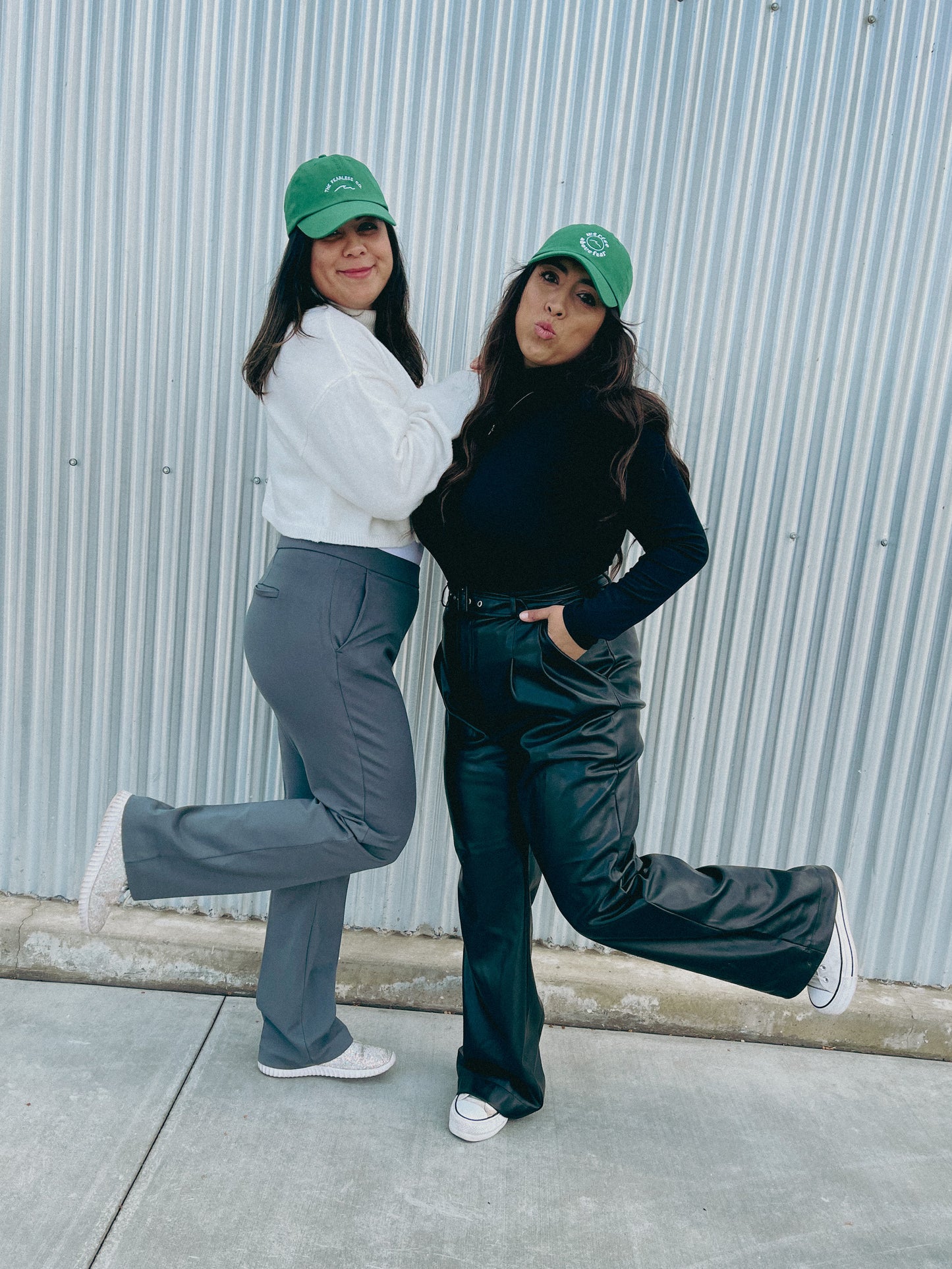 'We Rise Above Fear' Green Hat