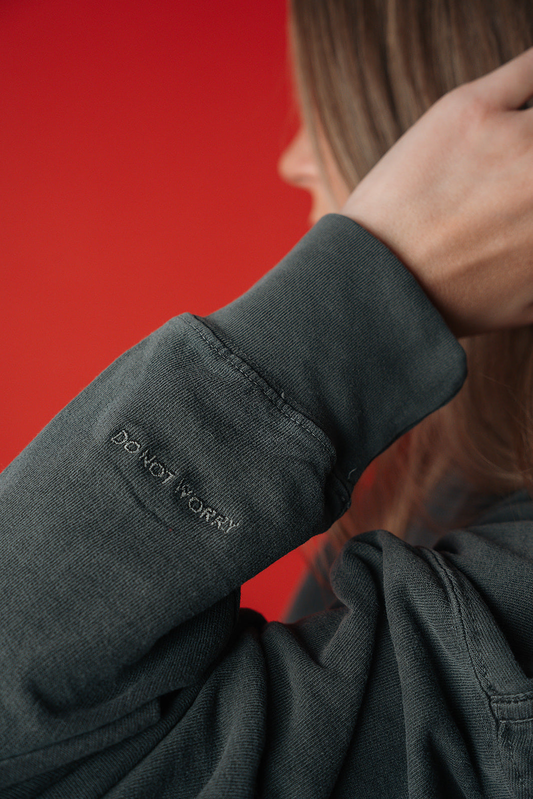 “Do Not Worry” Classic Crewneck