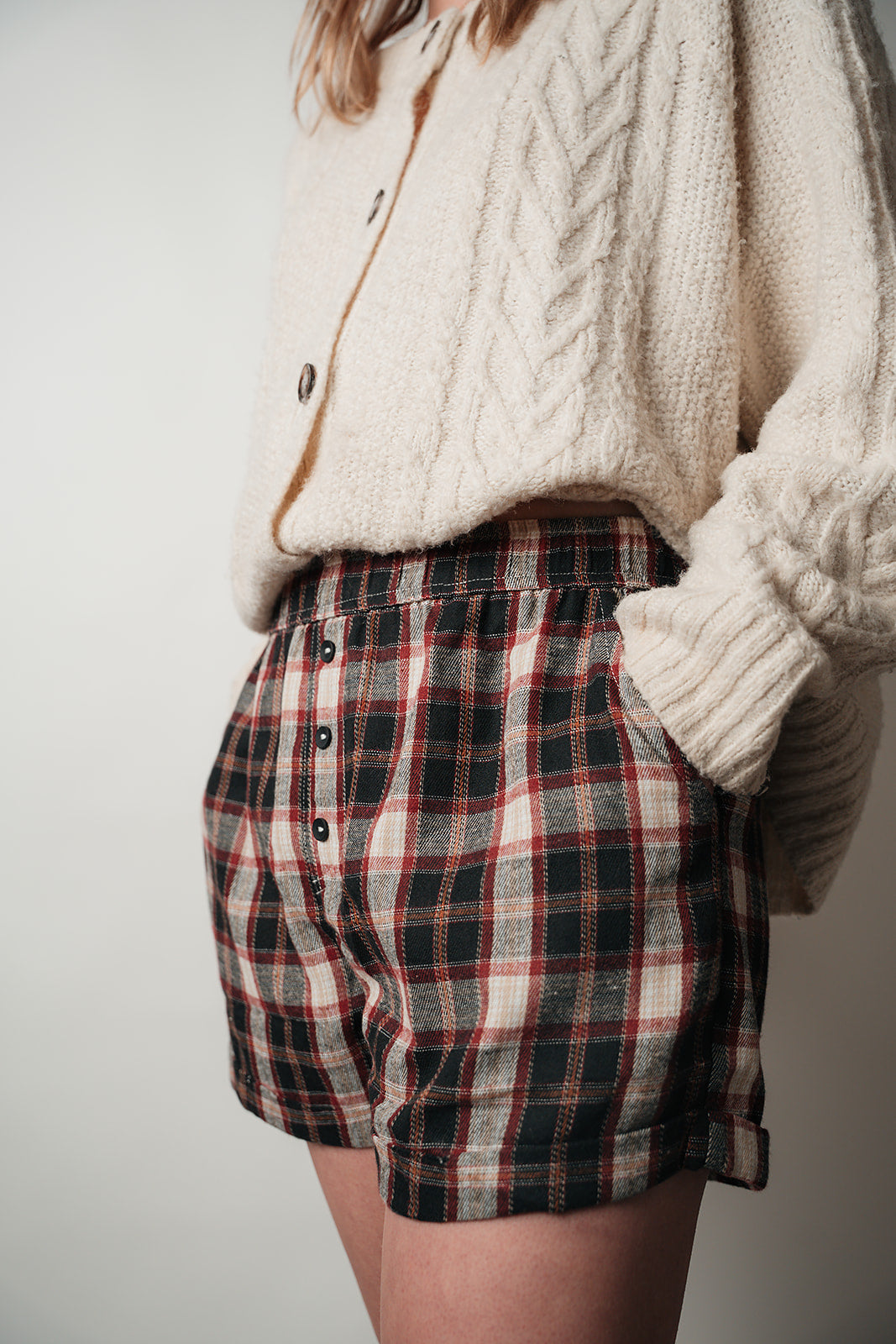 Plaid Boxer Shorts