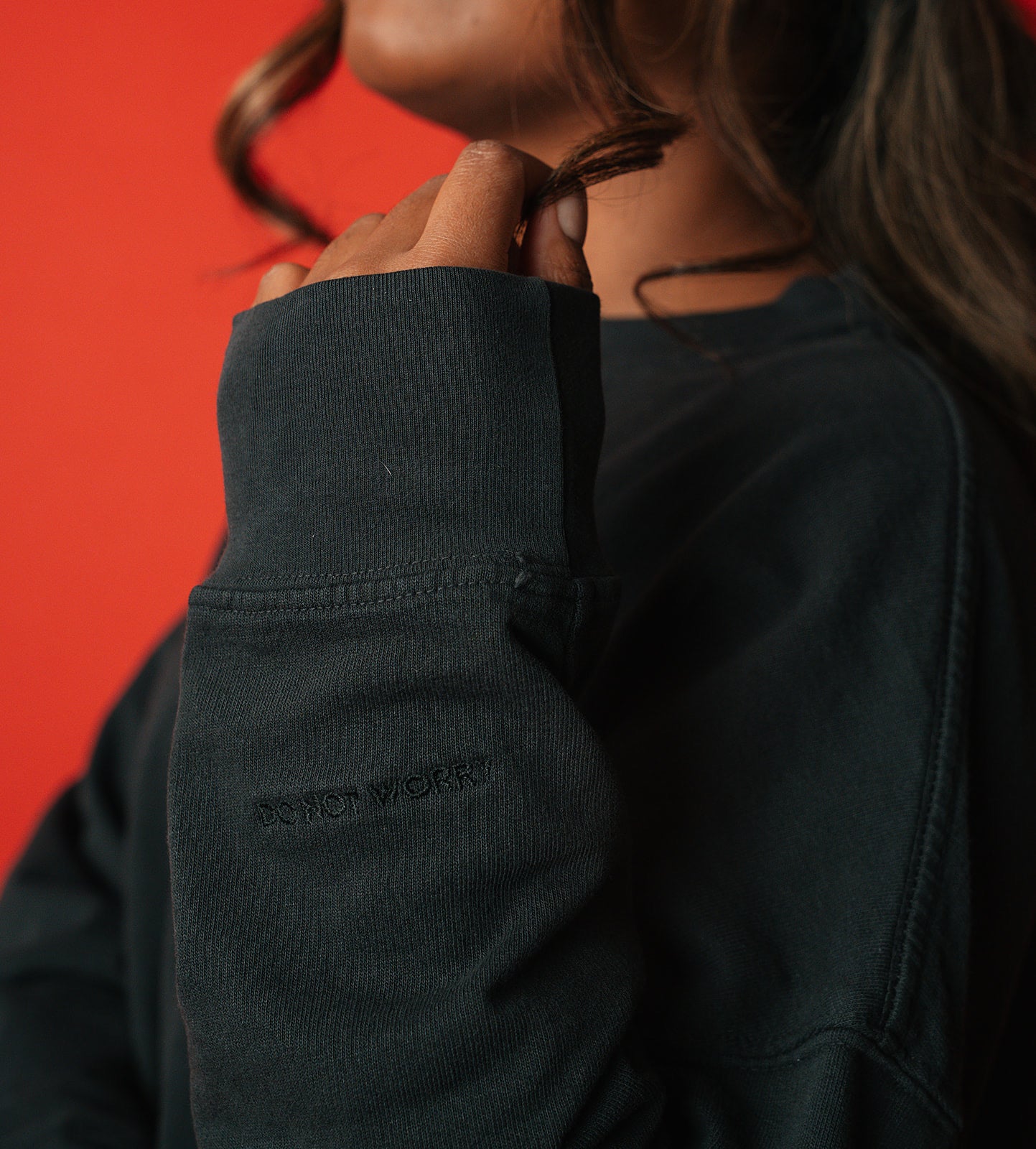 “Do Not Worry” Classic Crewneck