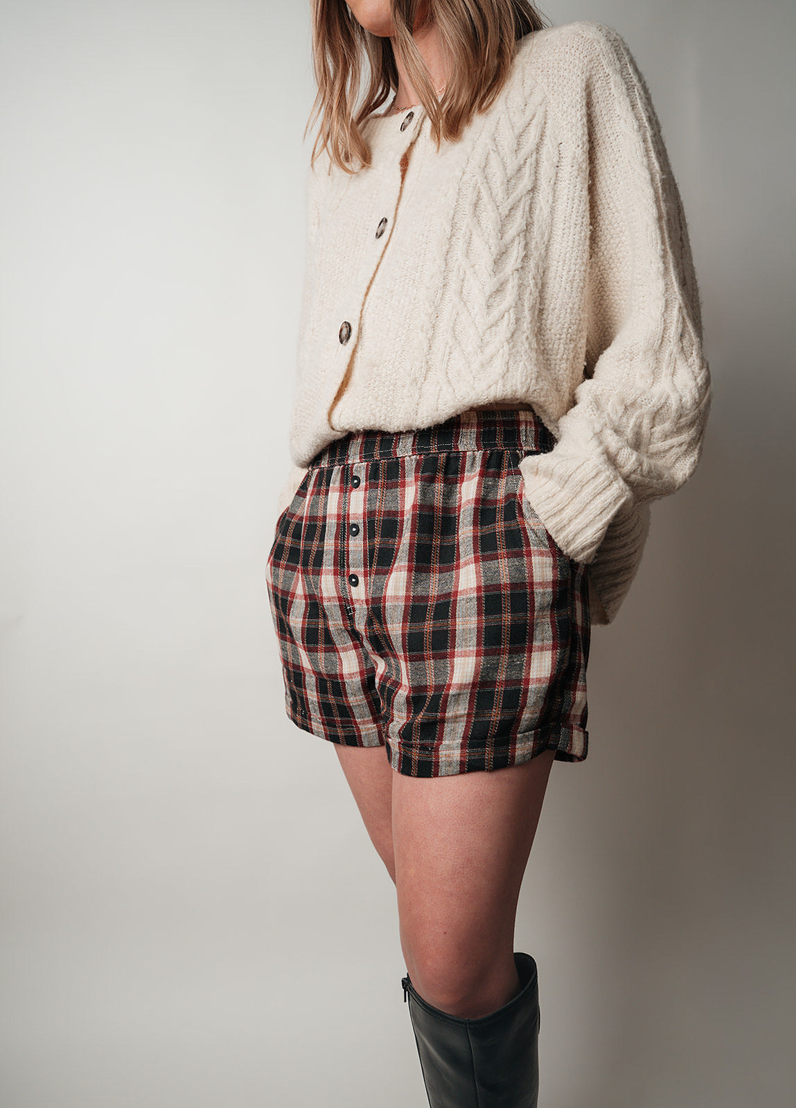 Plaid Boxer Shorts