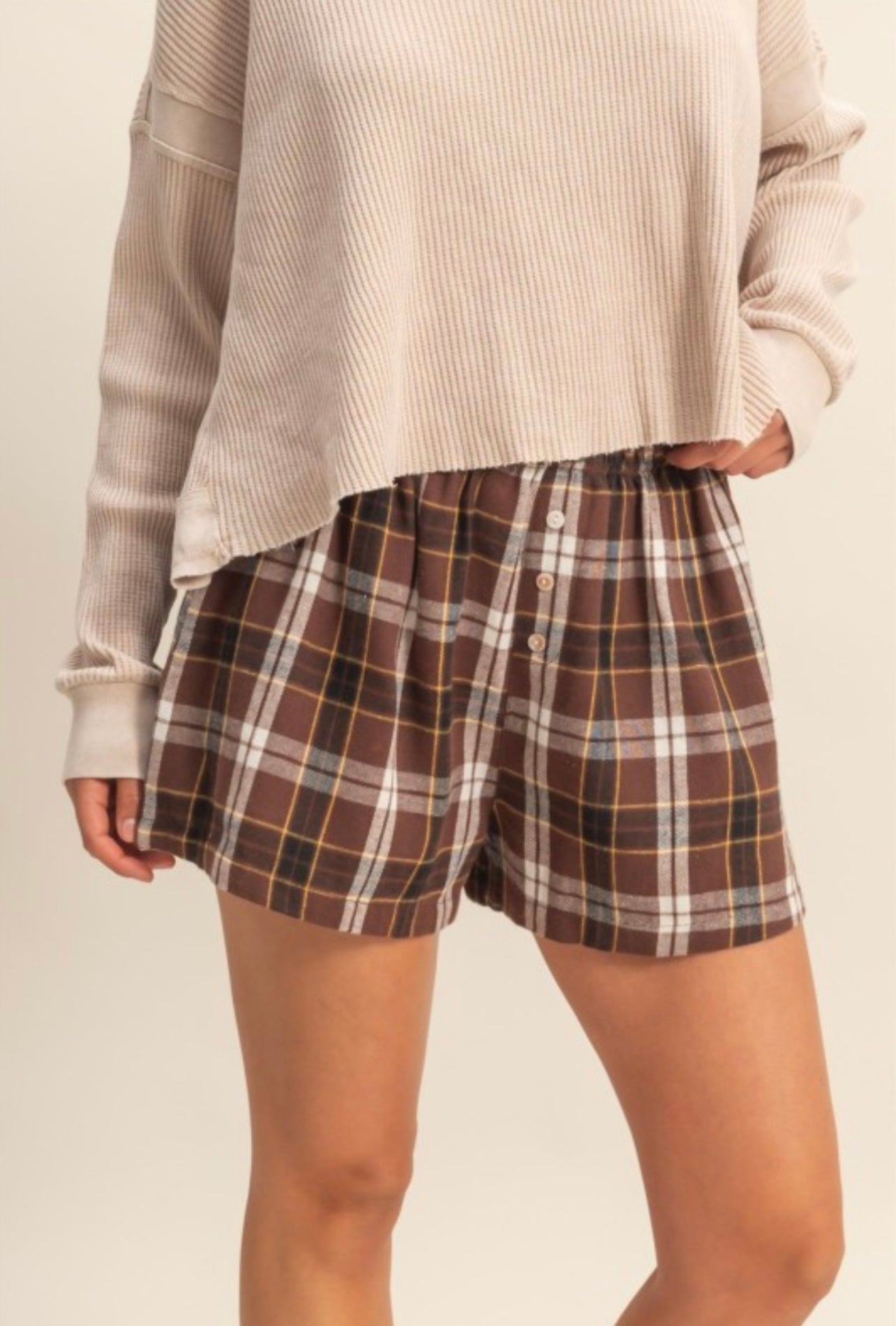 Plaid Boxer Shorts