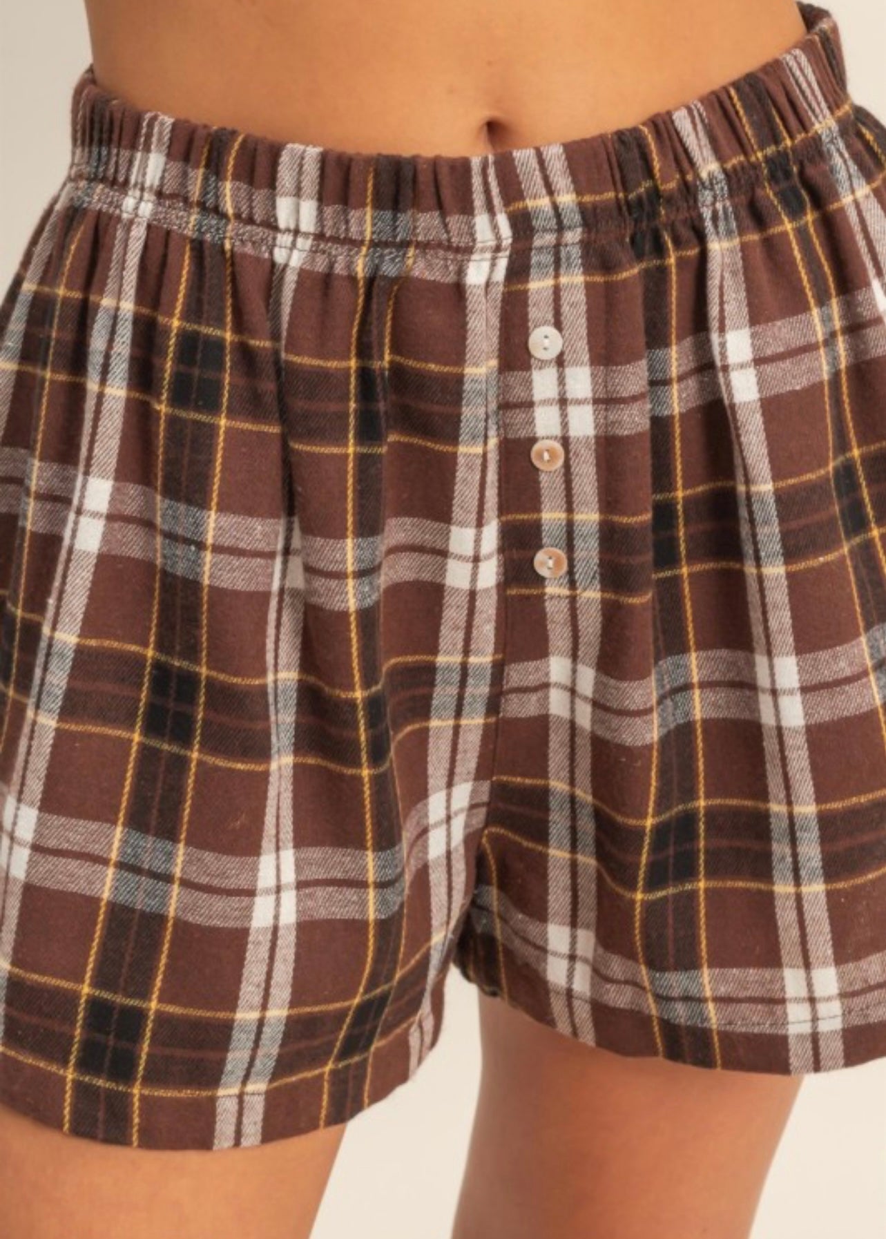 Plaid Boxer Shorts