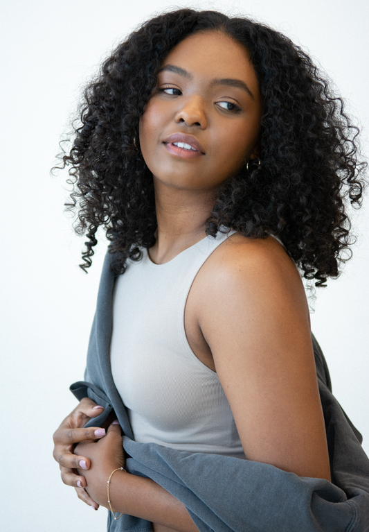 Seamless Ribbed Crop Tank